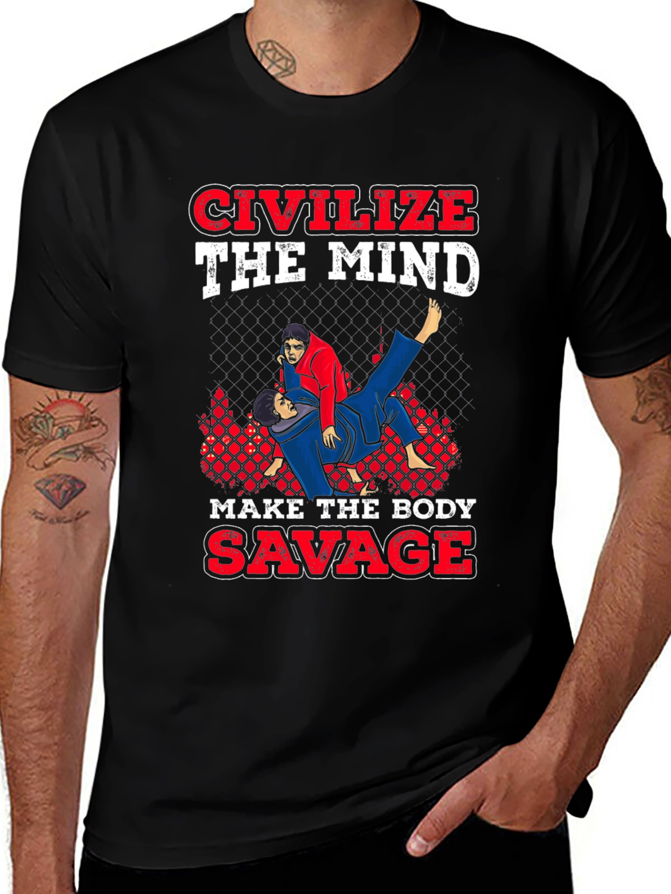 Civilize the Mind Savage Body T-Shirt