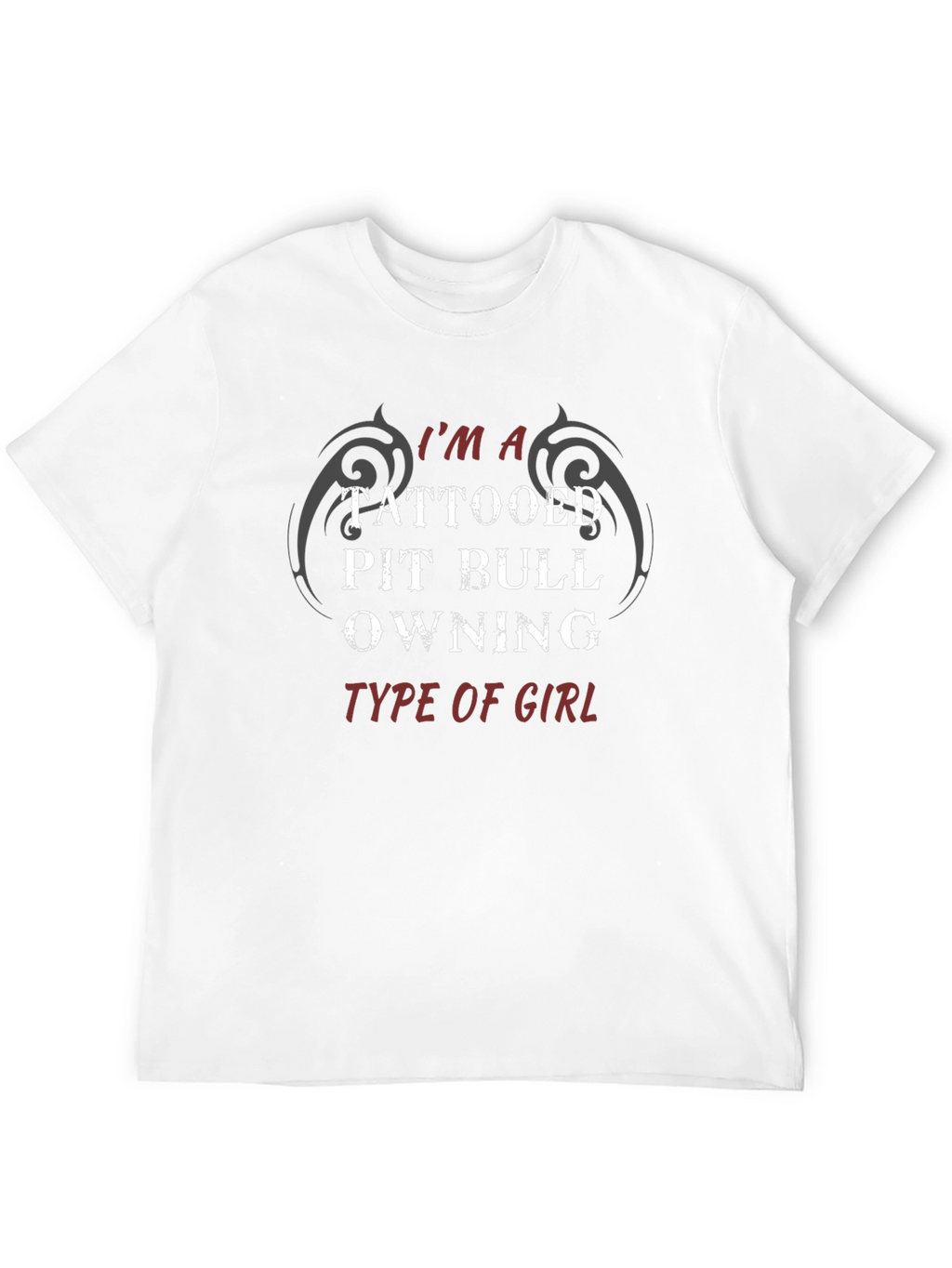 Tattooed Pit Bull Owning Girl T-Shirt