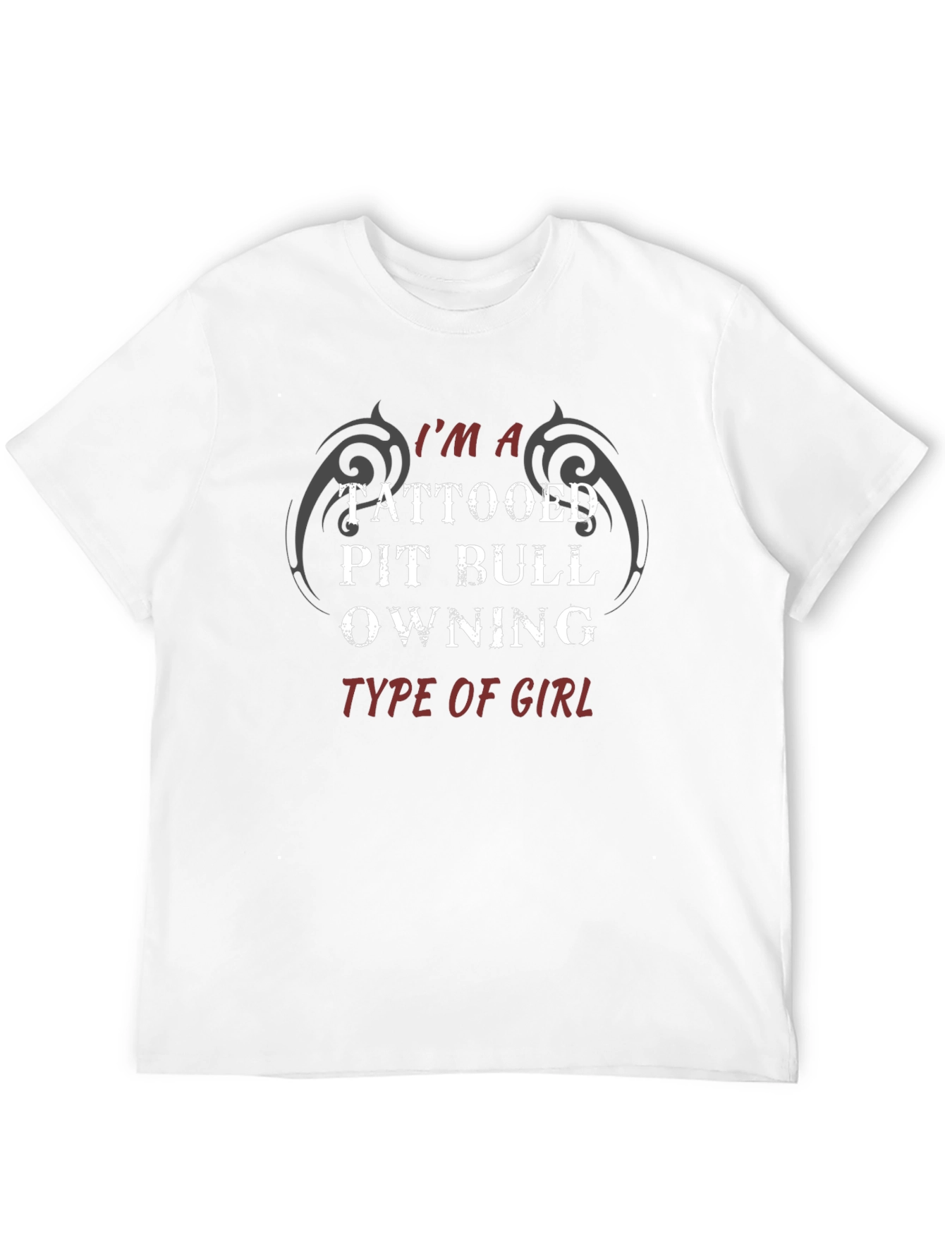 Tattooed Pit Bull Owning Girl T-Shirt