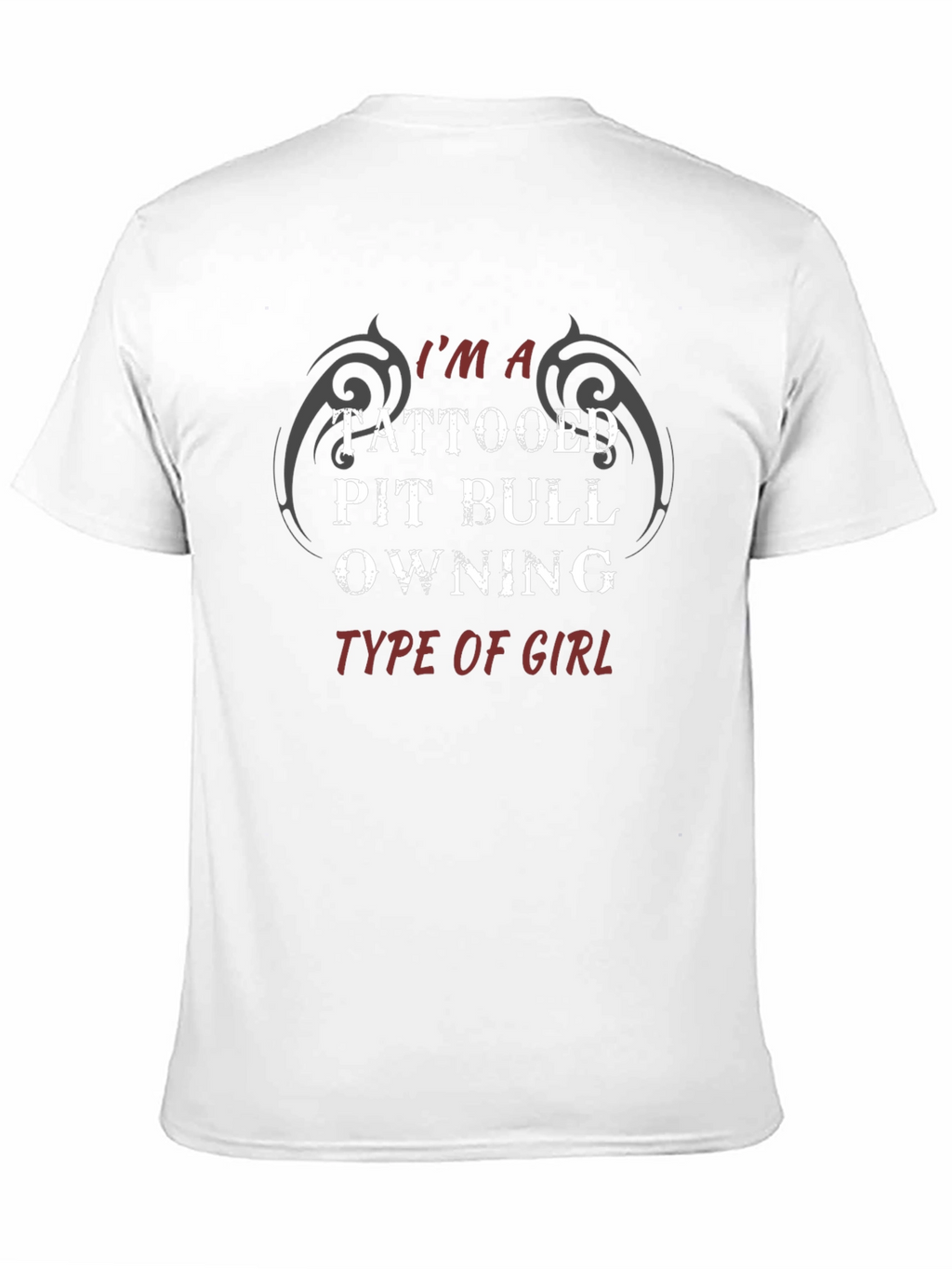 Tattooed Pit Bull Owning Girl T-Shirt