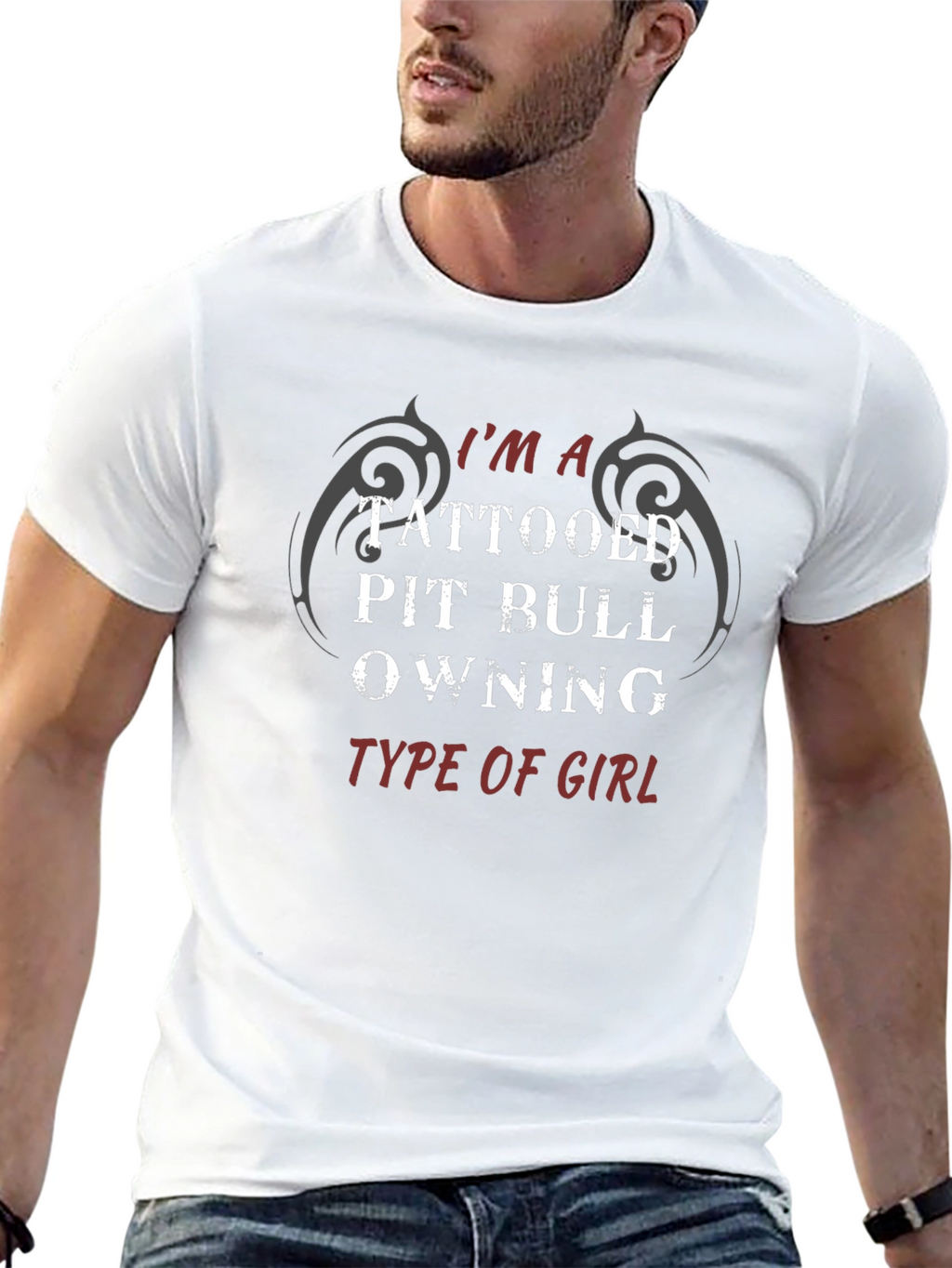 Tattooed Pit Bull Owning Girl T-Shirt