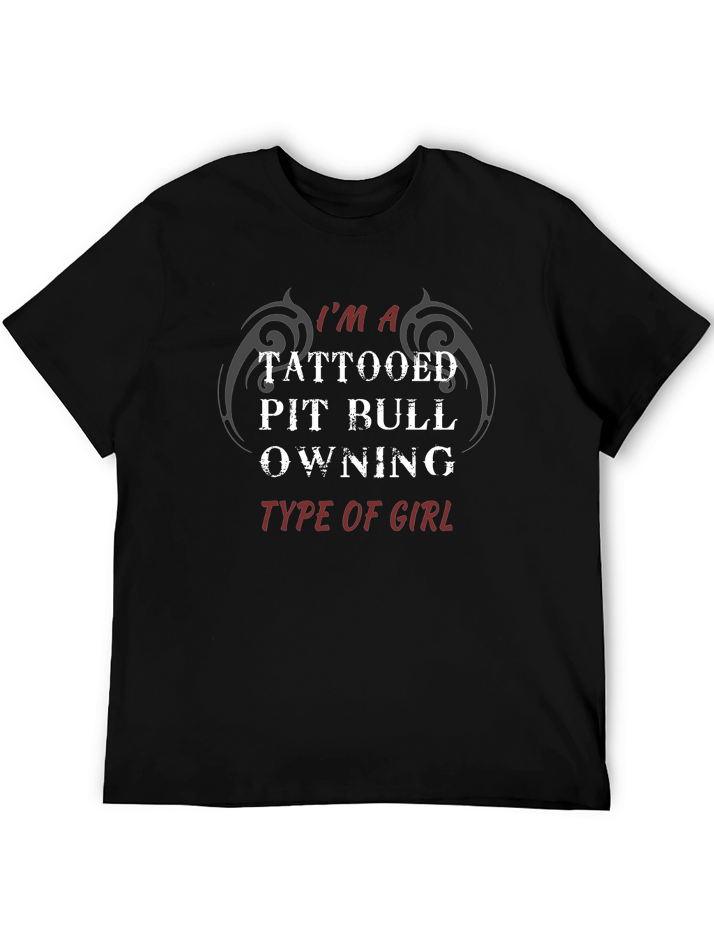 Tattooed Pit Bull Owning Girl T-Shirt