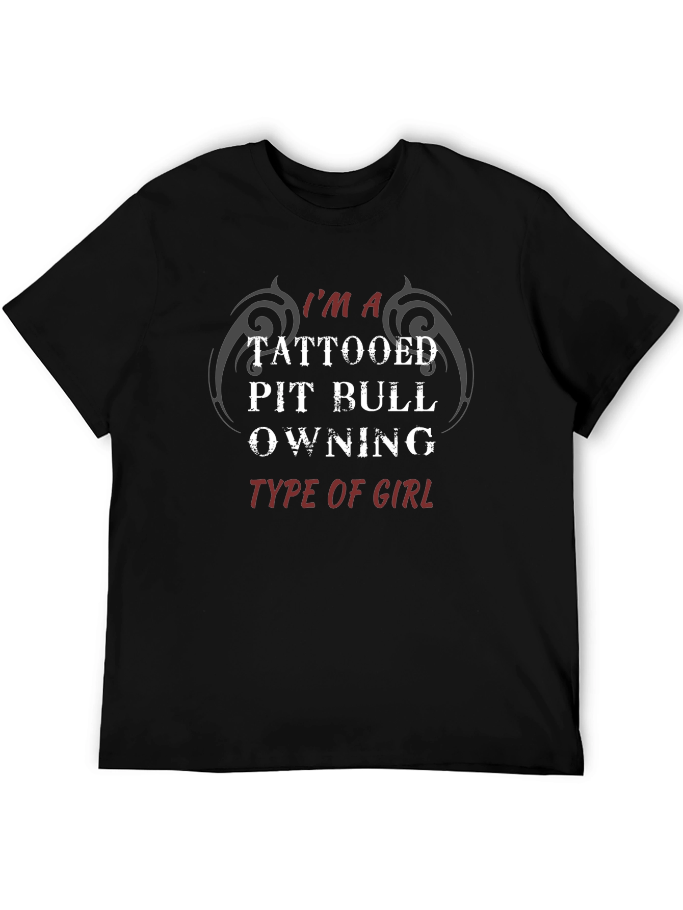 Tattooed Pit Bull Owning Girl T-Shirt