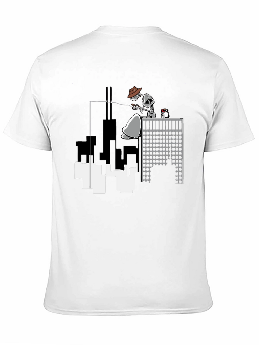 Urban Angler T-Shirt - Black Crew Neck Tee