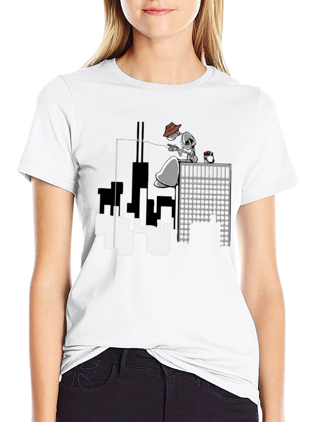 Urban Angler T-Shirt - Black Crew Neck Tee