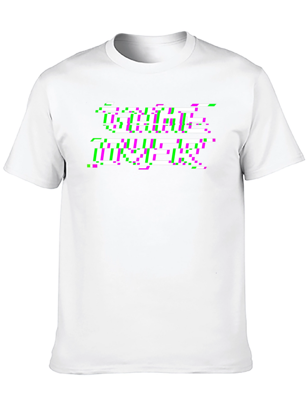 Game Over Glitch T-Shirt - Black Graphic Tee