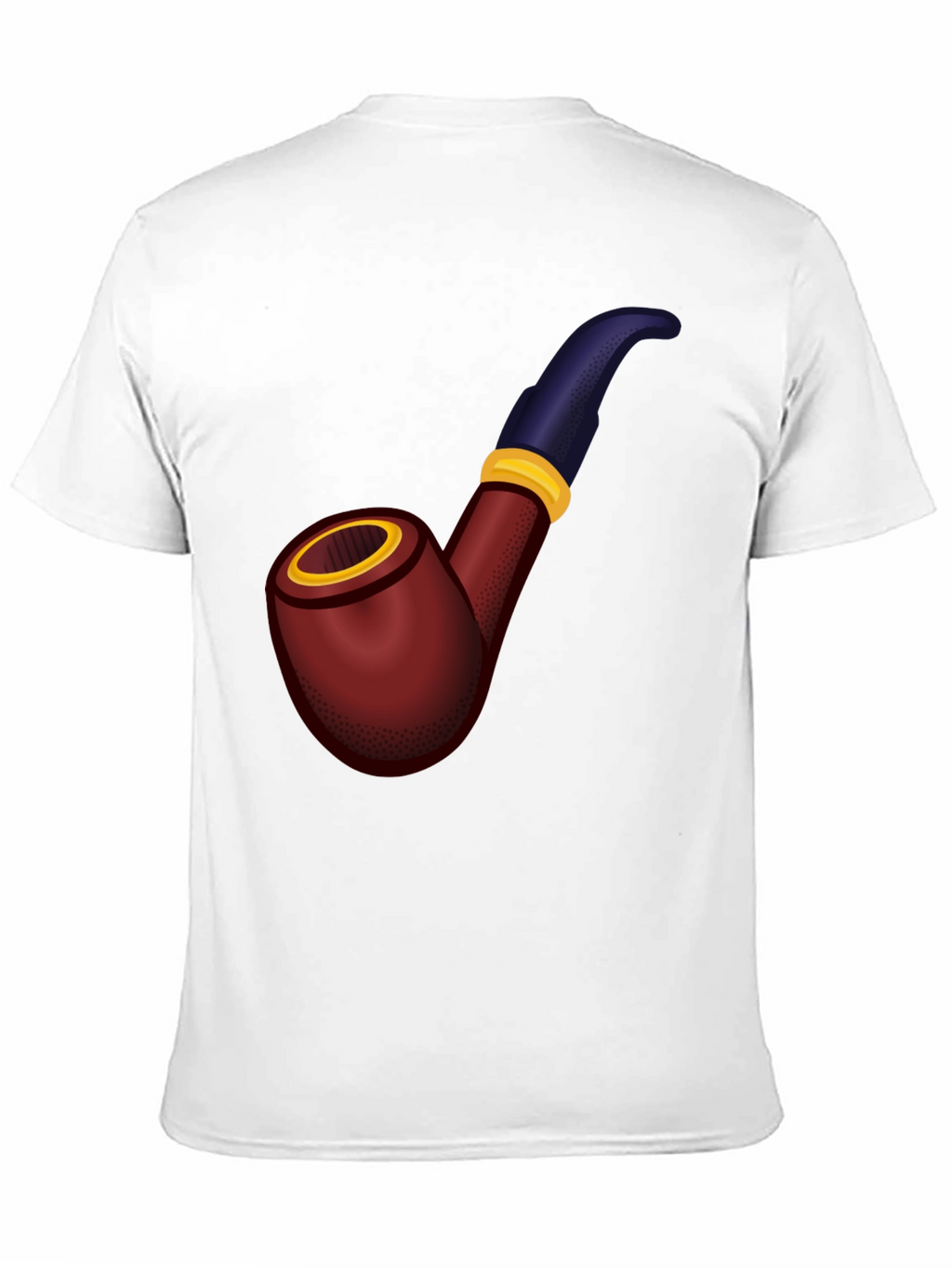 Novelty Pipe Graphic T-Shirt - Black