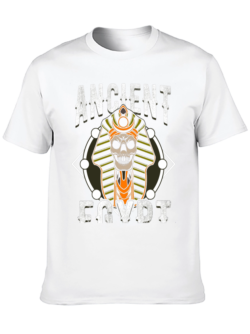 Ancient Egypt Skull Graphic T-Shirt