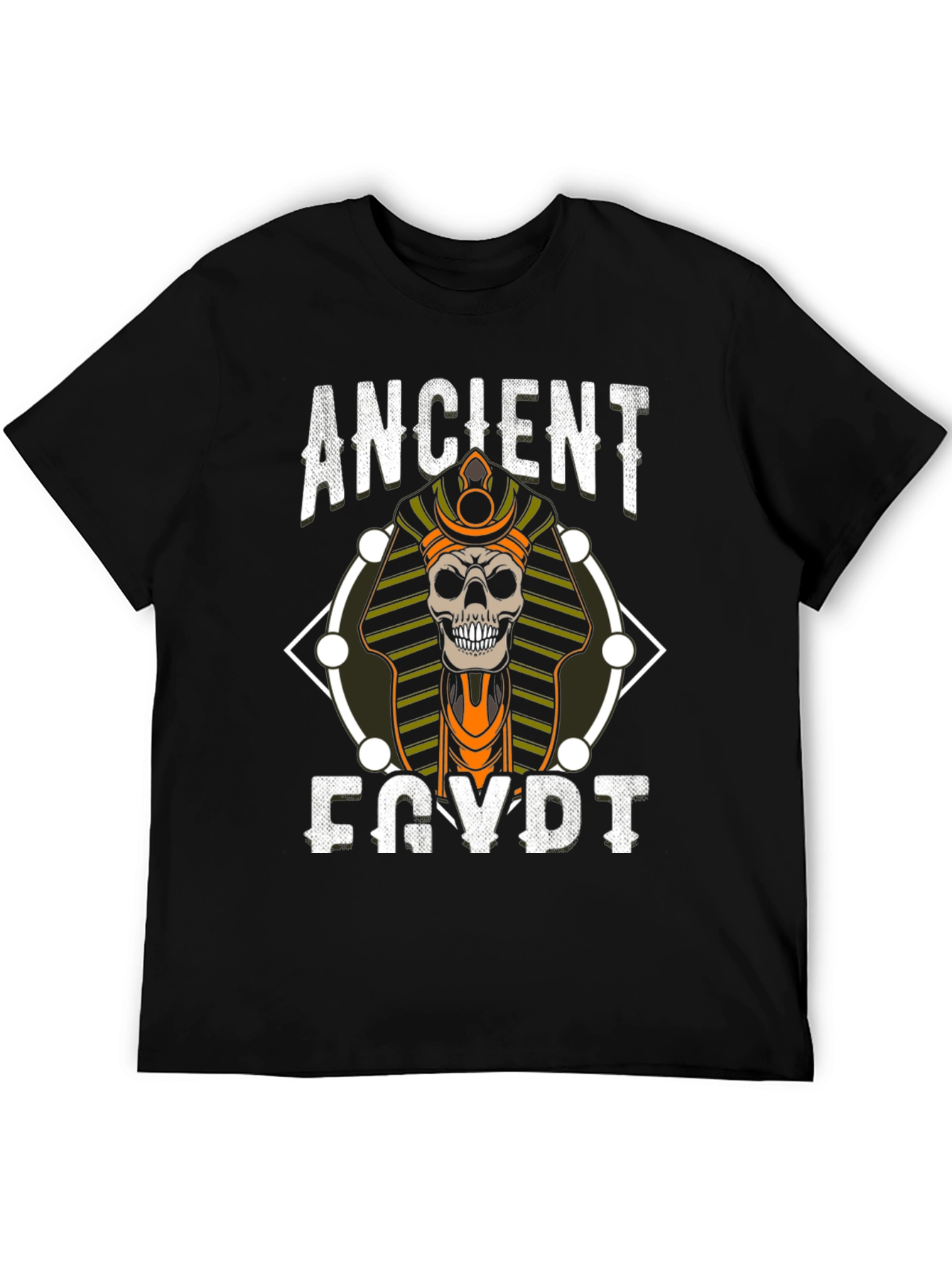 Ancient Egypt Skull Graphic T-Shirt