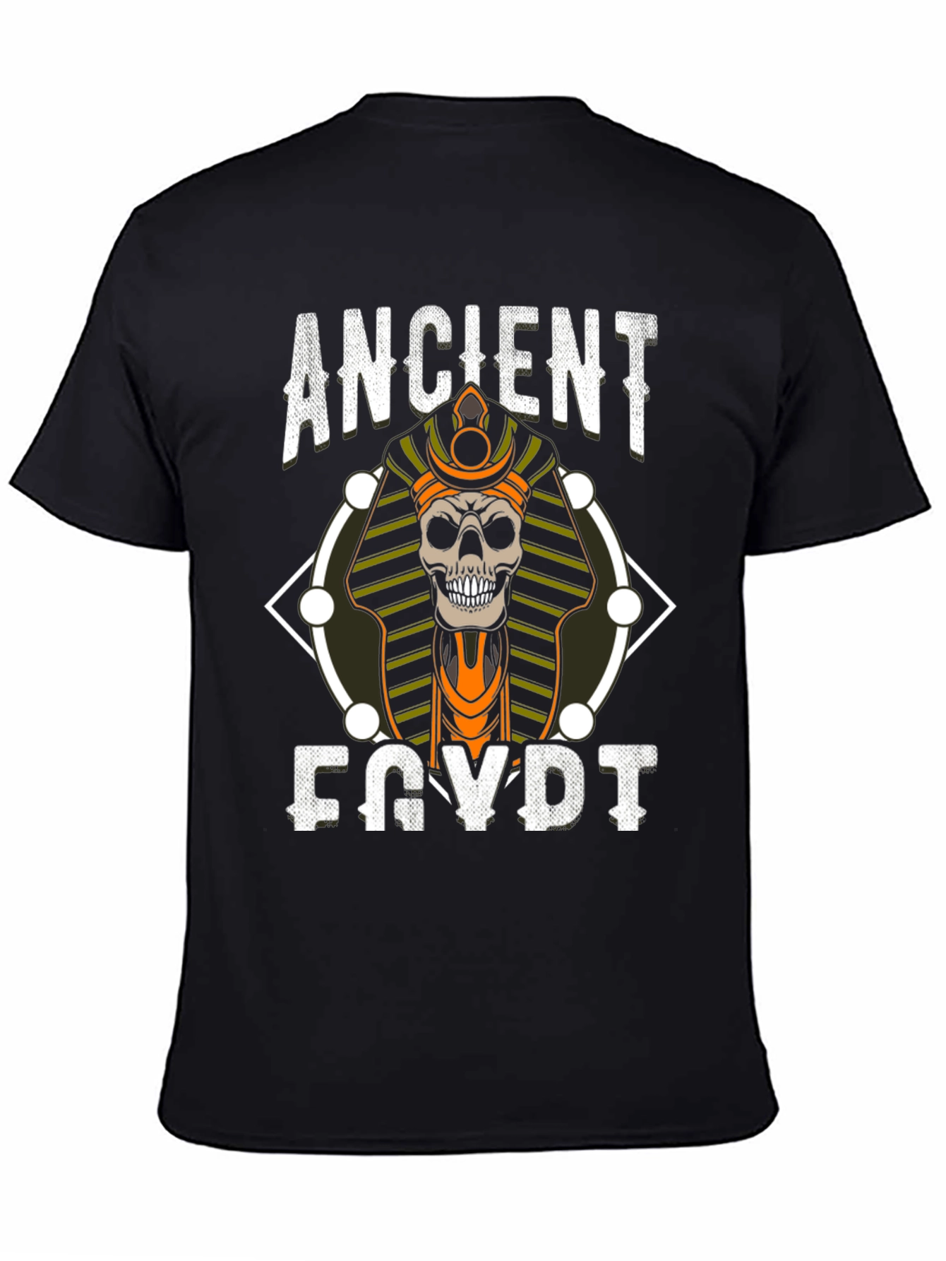 Ancient Egypt Skull Graphic T-Shirt