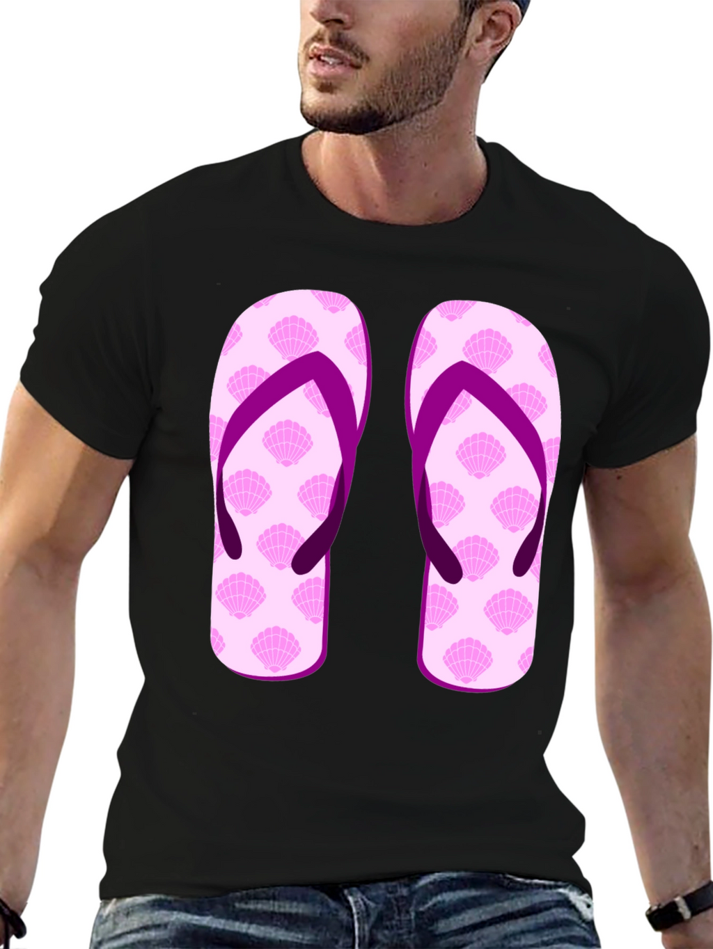 Funky Flip-Flops Graphic Tee