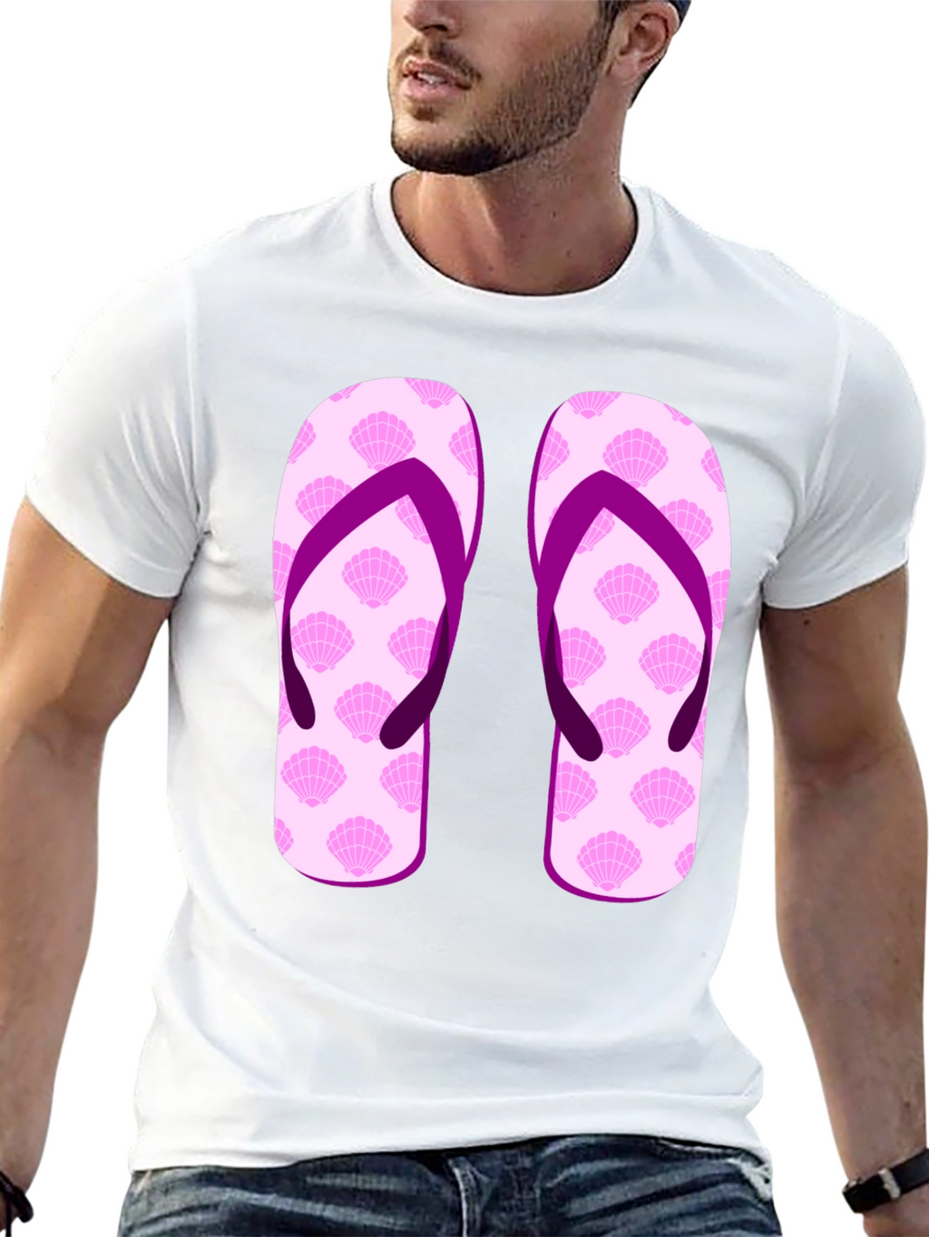 Funky Flip-Flops Graphic Tee