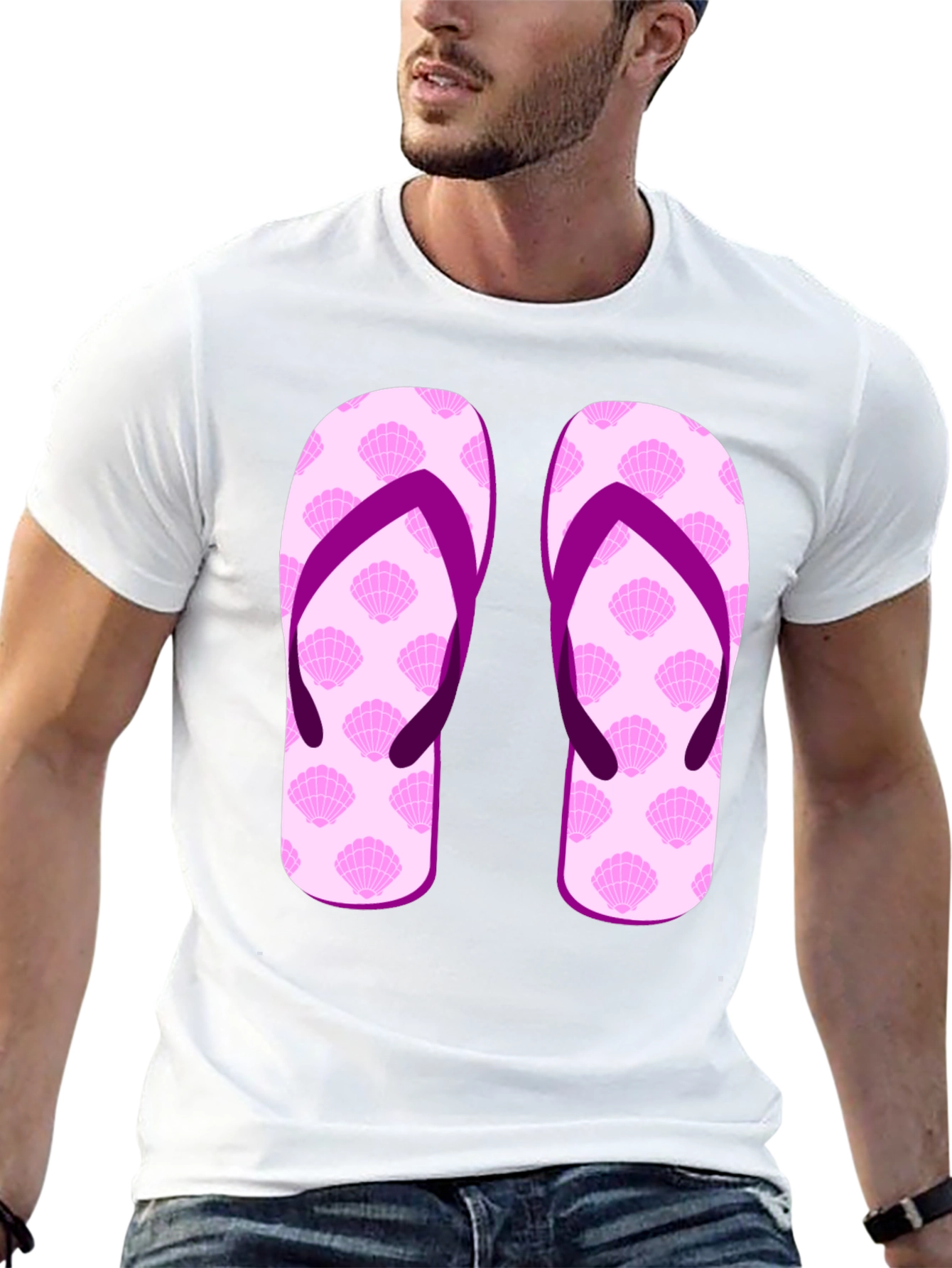 Funky Flip-Flops Graphic Tee