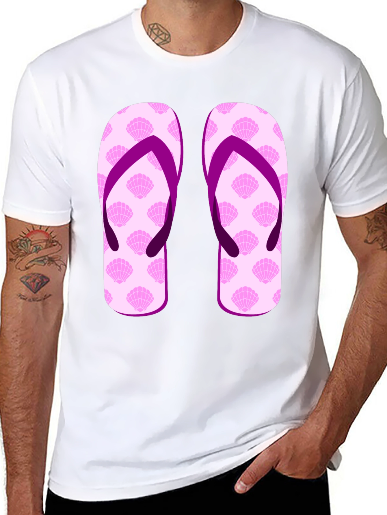 Funky Flip-Flops Graphic Tee