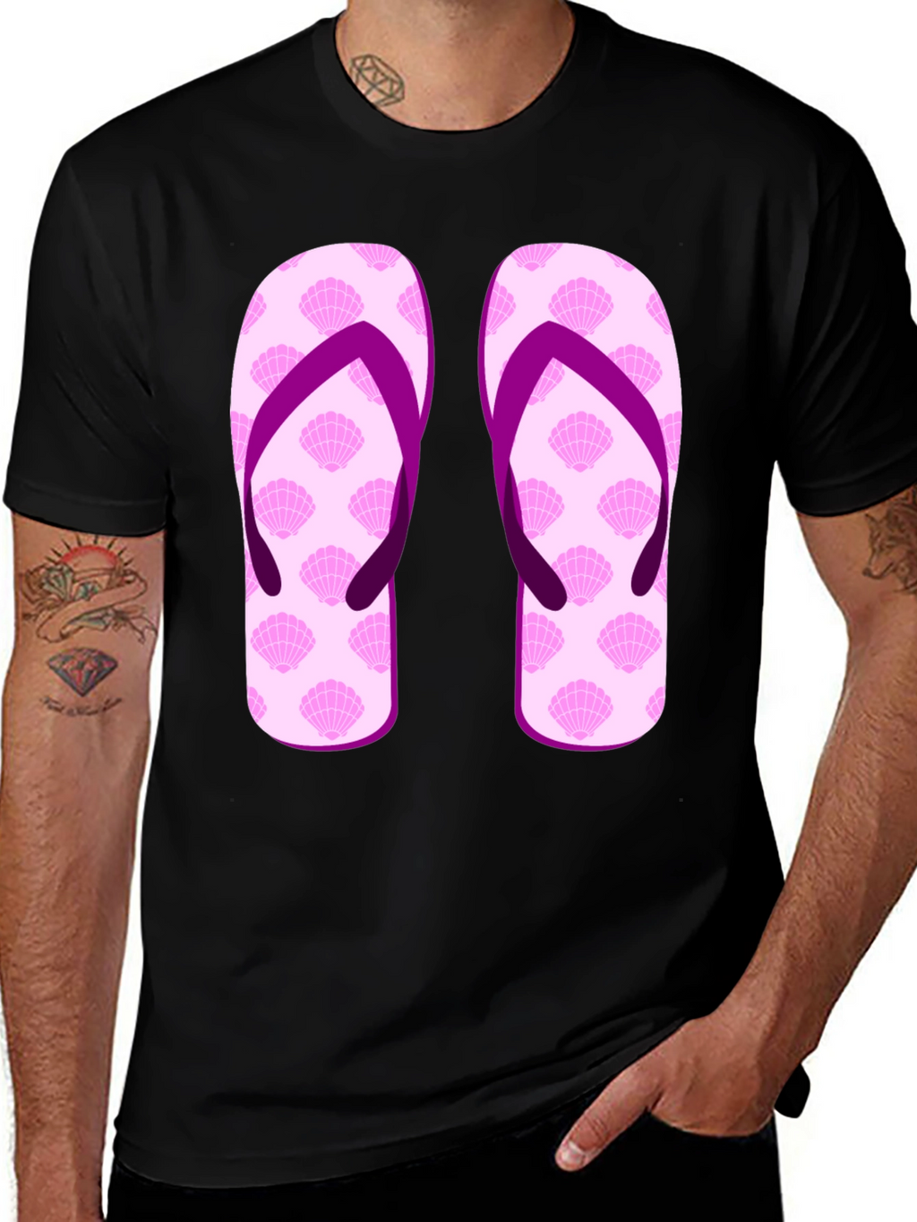 Funky Flip-Flops Graphic Tee