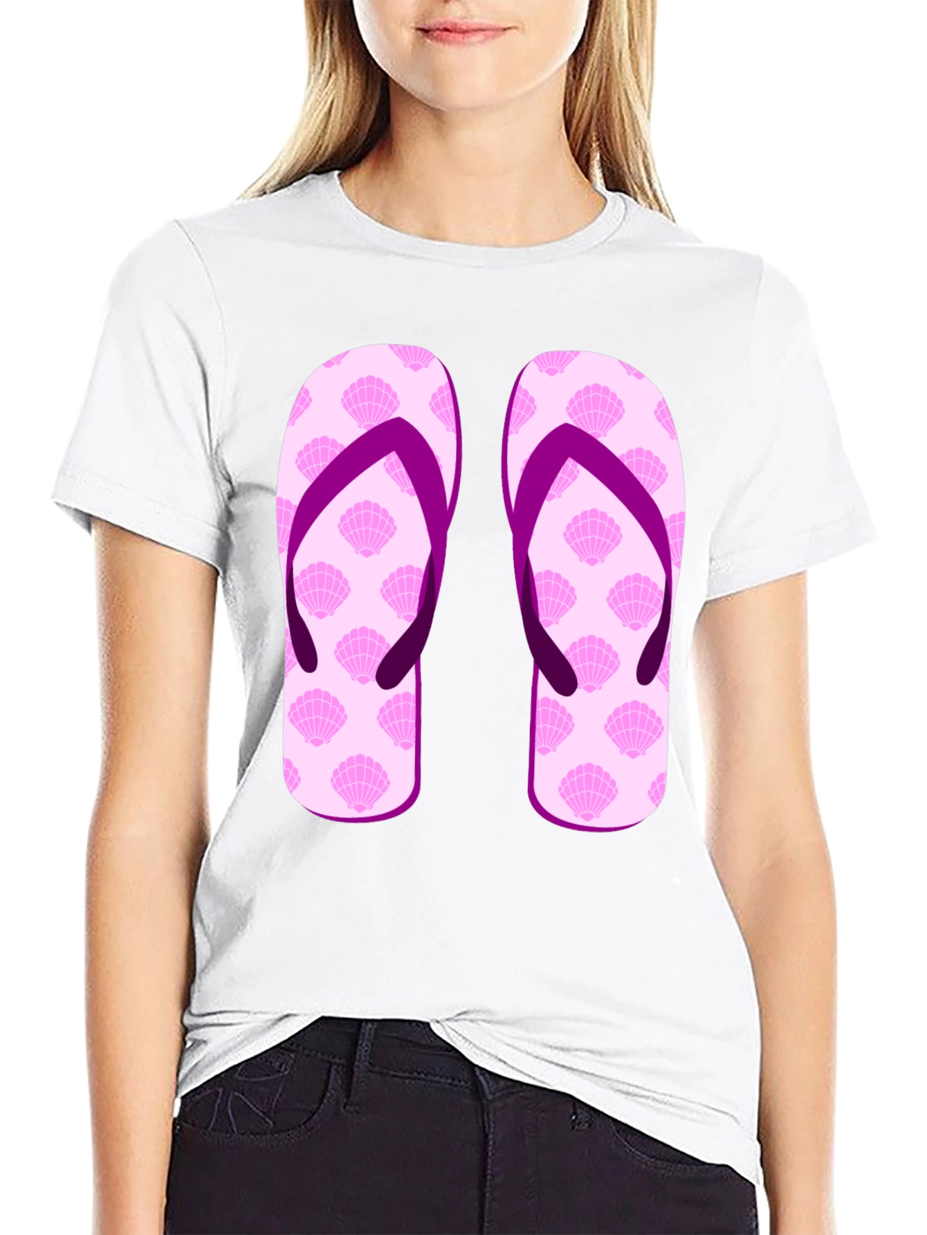 Funky Flip-Flops Graphic Tee