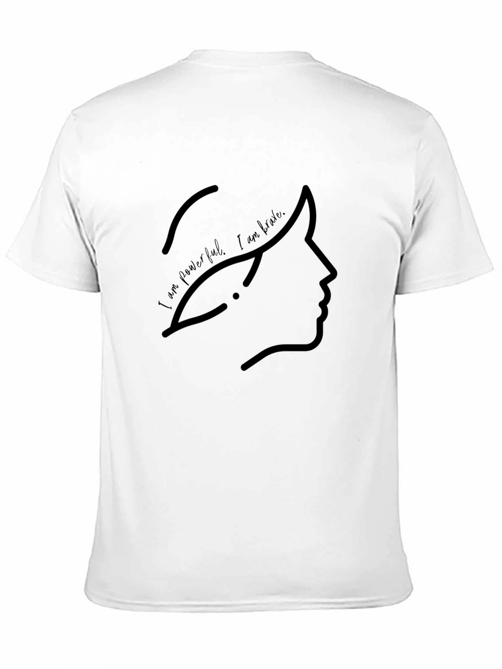 Empowered Silhouette Black T-Shirt