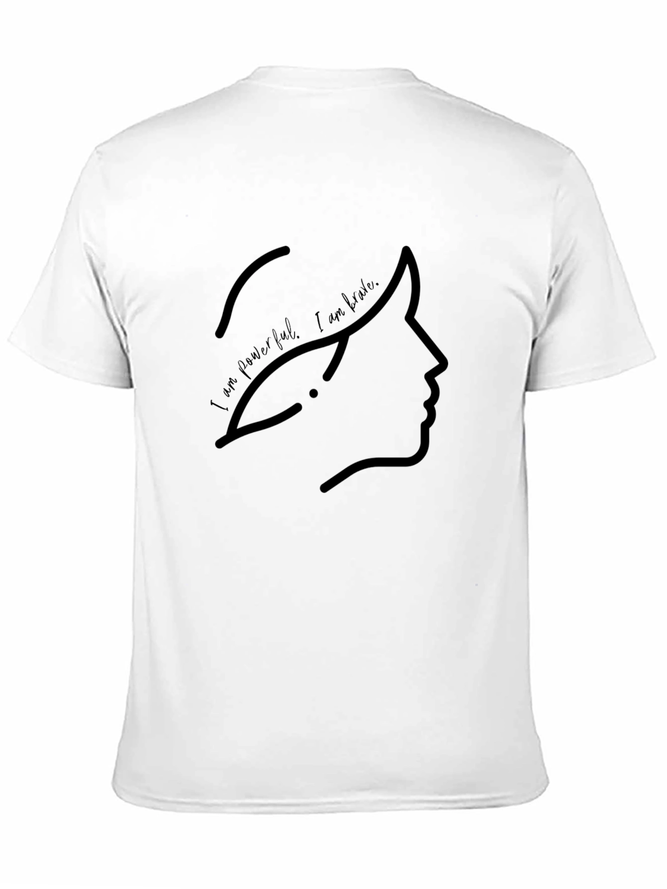 Empowered Silhouette Black T-Shirt