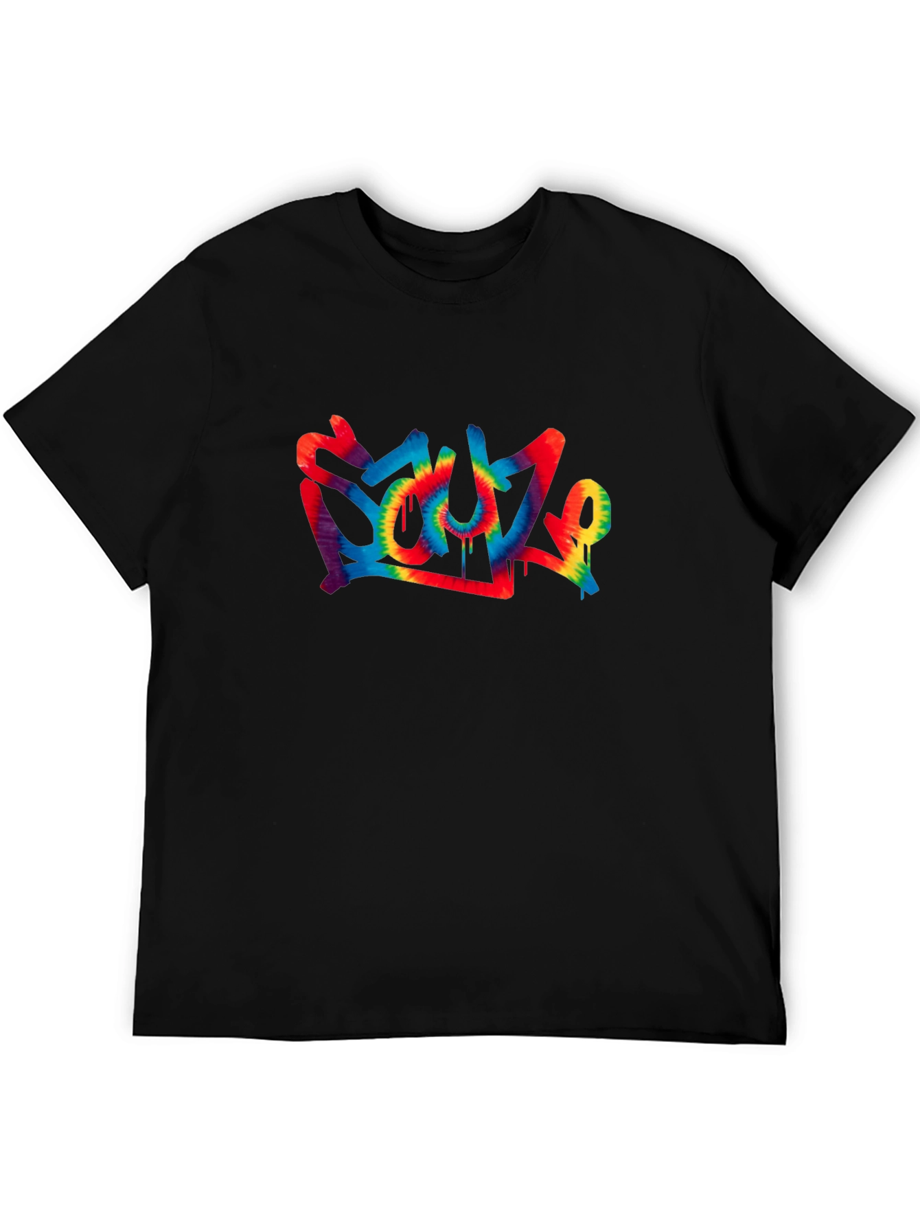 Soul Tie-Dye Graphic Black T-Shirt