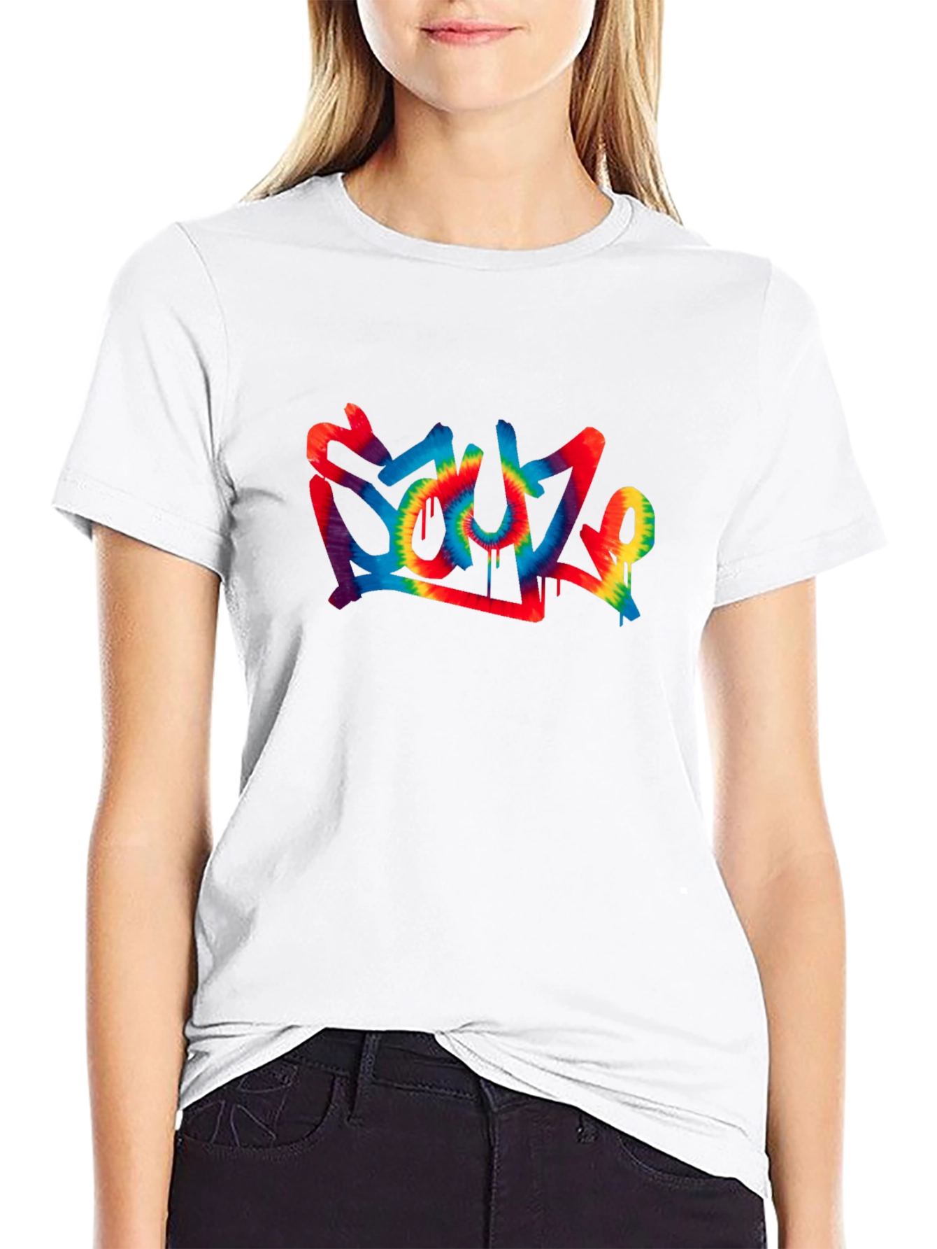 Soul Tie-Dye Graphic Black T-Shirt