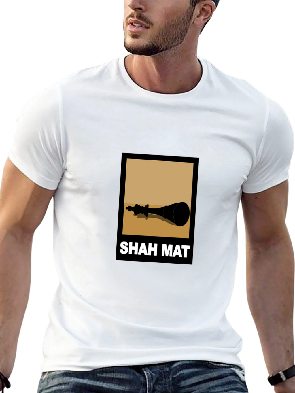 Shah Mat Chess King T-Shirt - Checkmate Tee