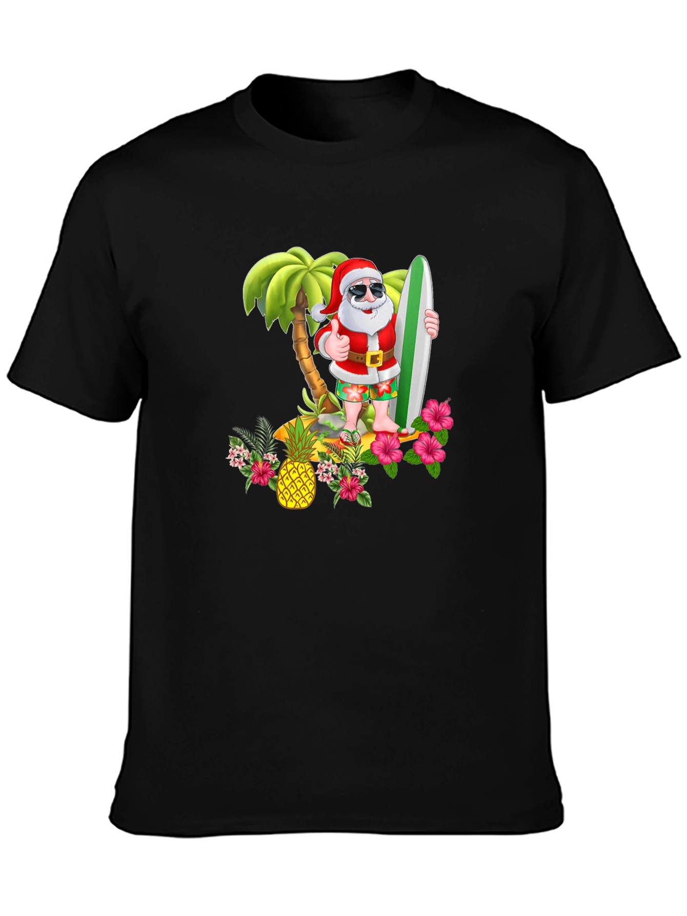 Santa Surfing T-Shirt
