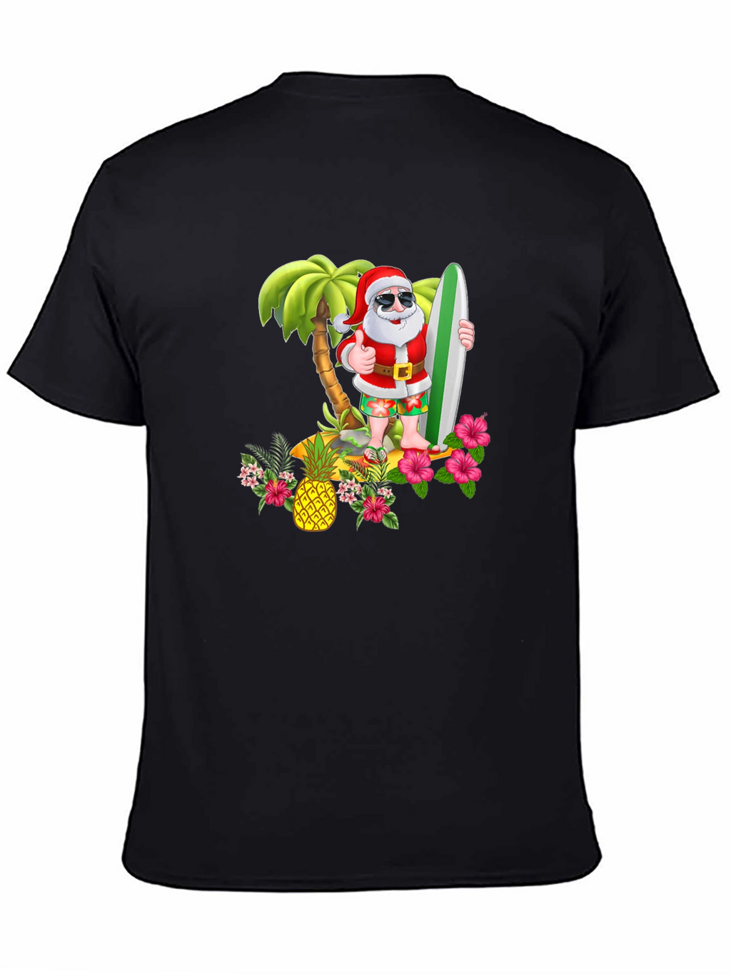 Santa Surfing T-Shirt