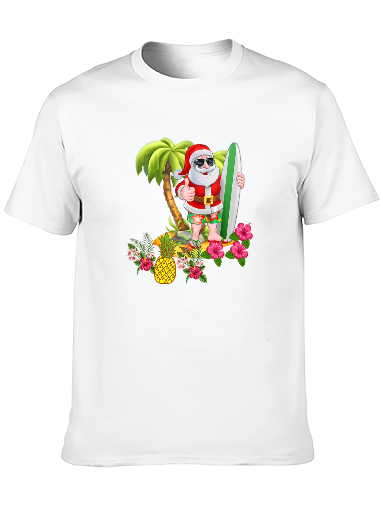 Santa Surfing T-Shirt
