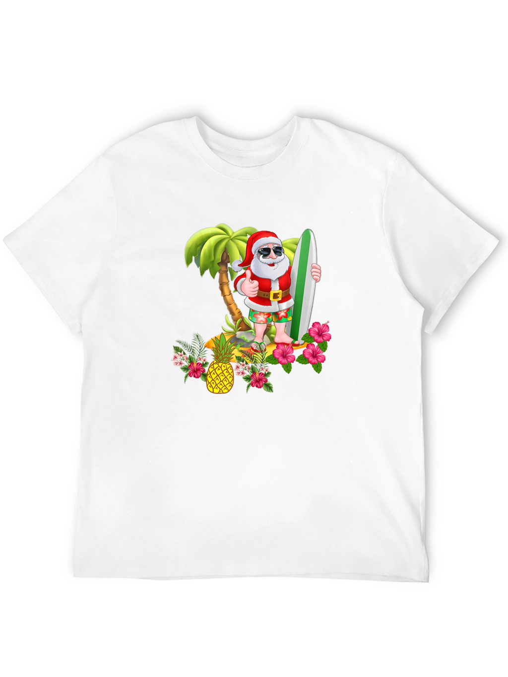 Santa Surfing T-Shirt