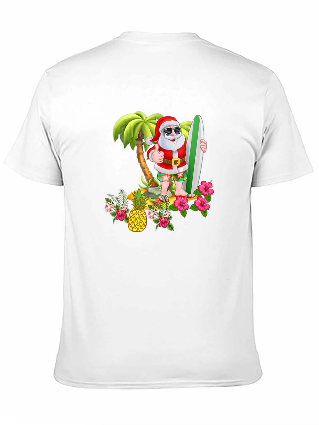 Santa Surfing T-Shirt