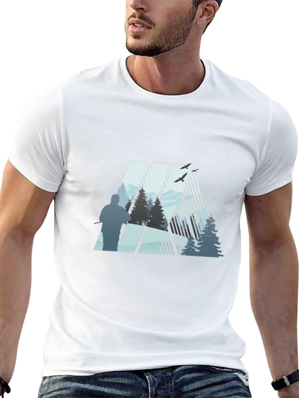Nature Silhouette Graphic Tee