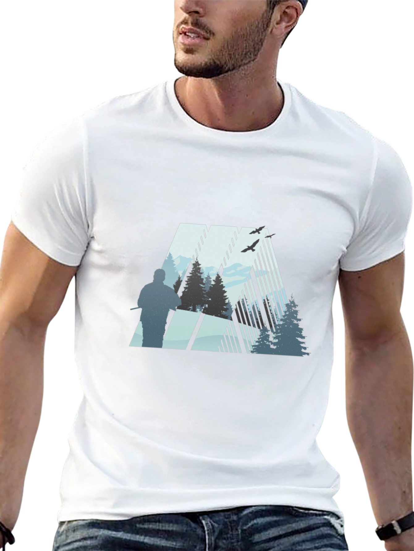 Nature Silhouette Graphic Tee