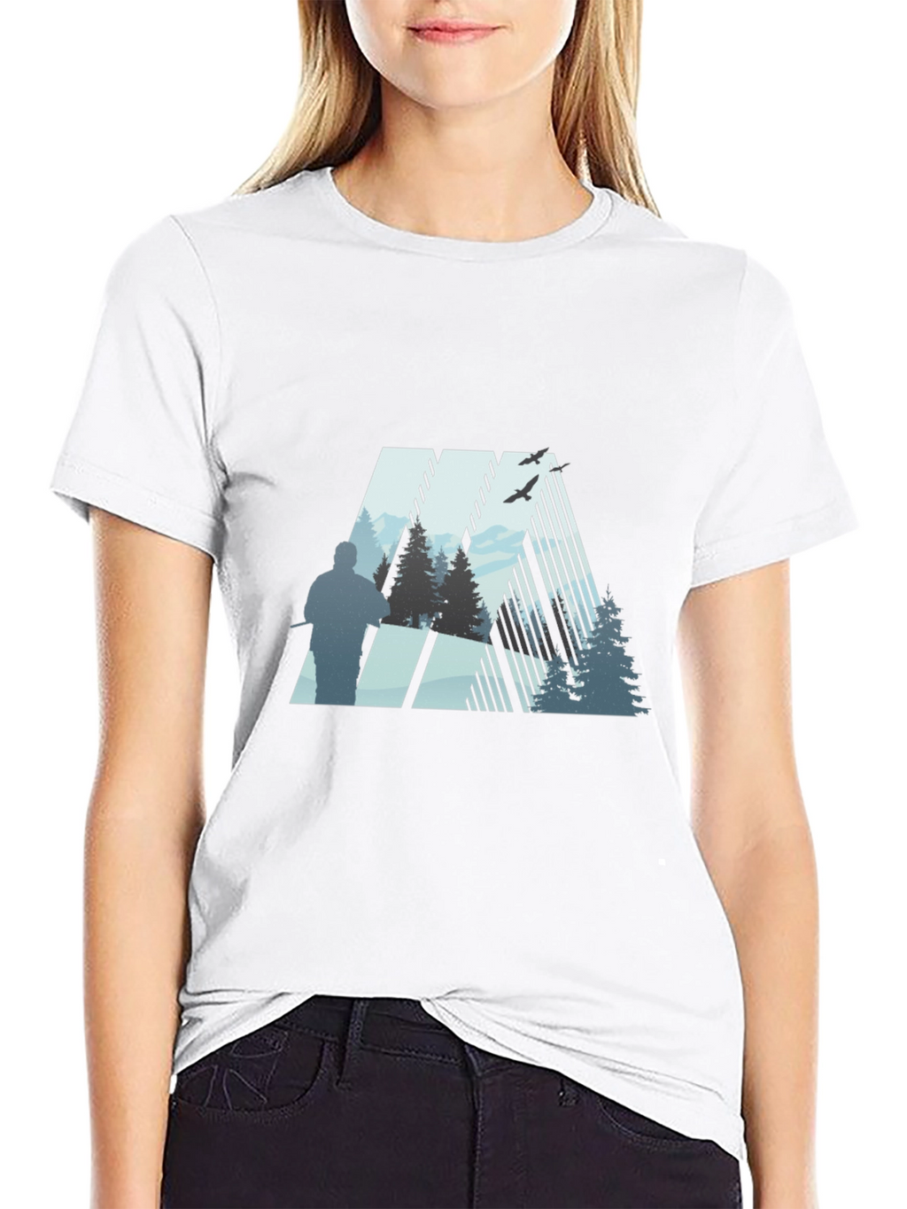 Nature Silhouette Graphic Tee