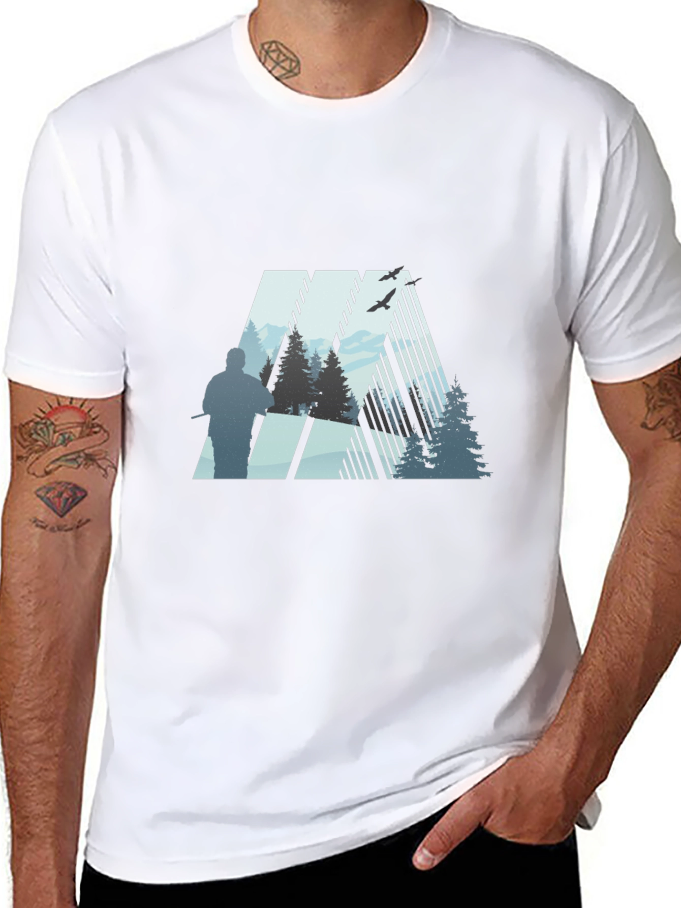 Nature Silhouette Graphic Tee