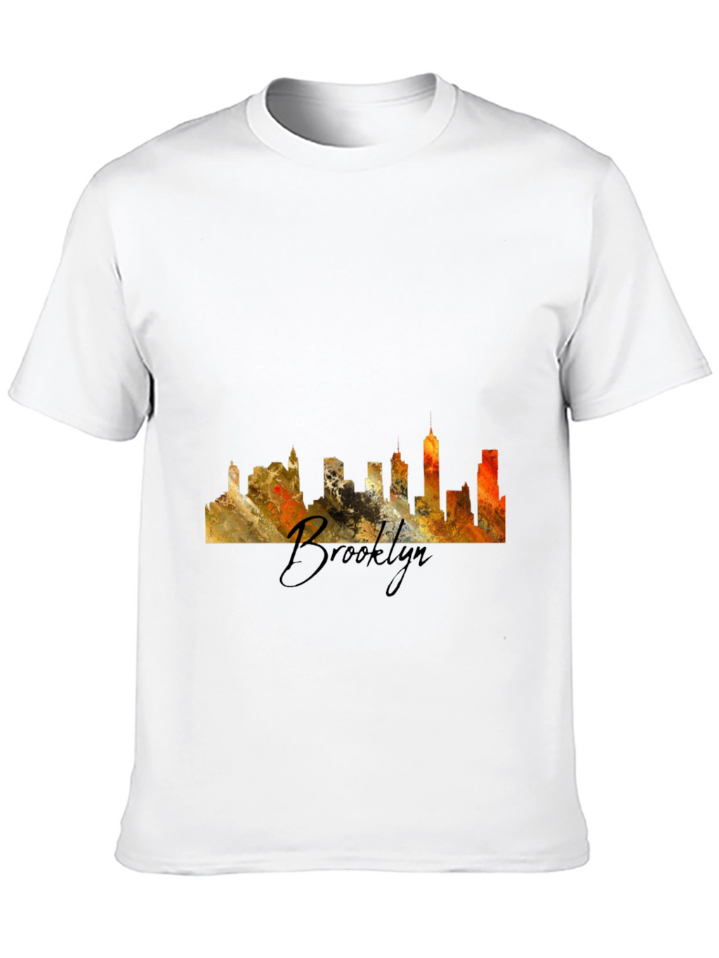 Brooklyn Skyline Black T-Shirt