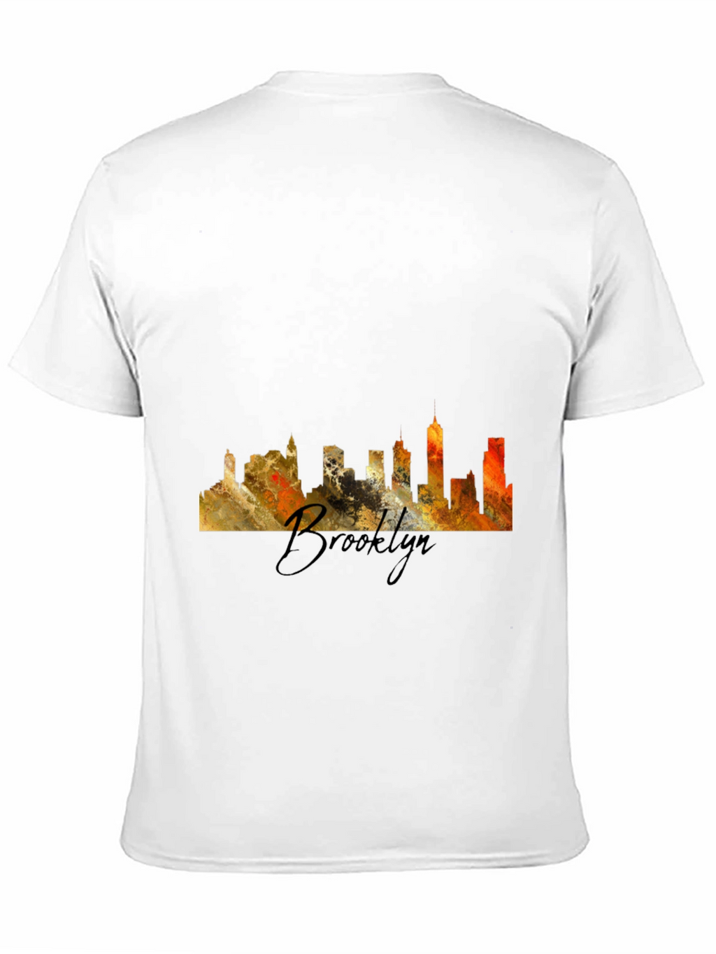 Brooklyn Skyline Black T-Shirt