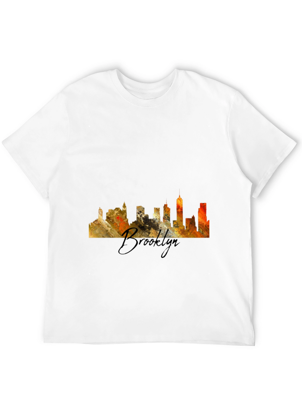 Brooklyn Skyline Black T-Shirt