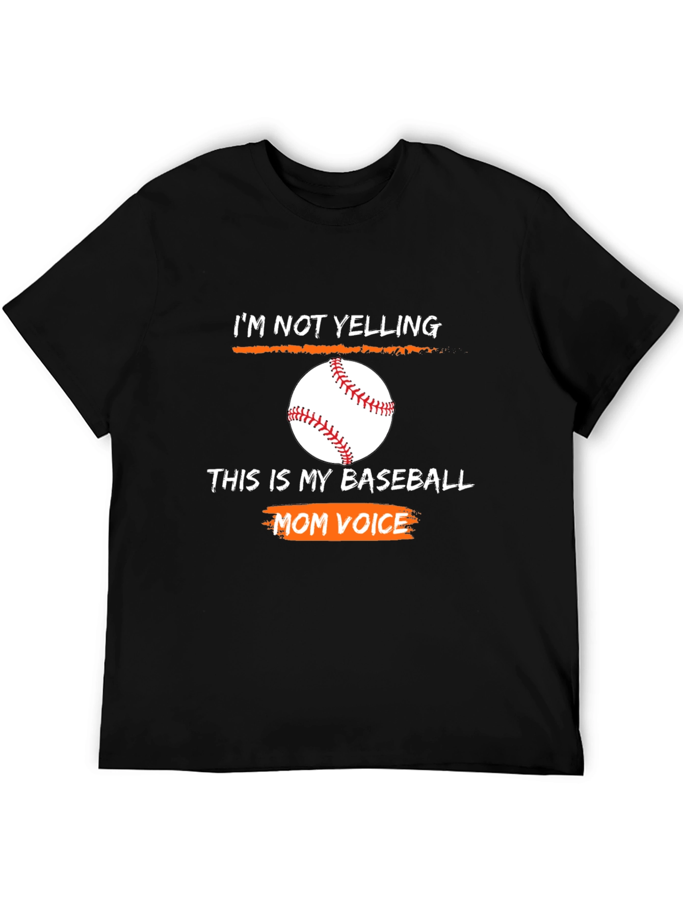 Baseball Mom Voice Graphic T-Shirt
