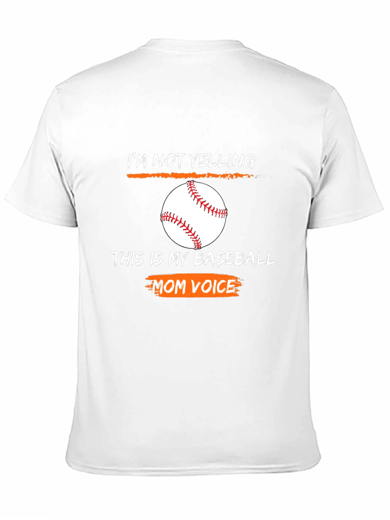 Baseball Mom Voice Graphic T-Shirt