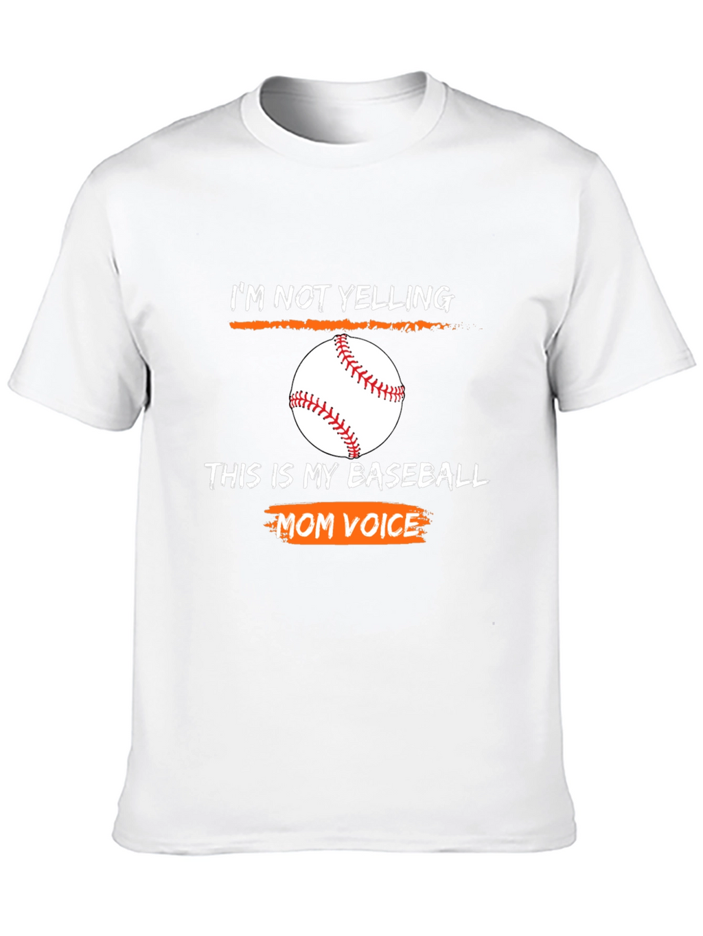 Baseball Mom Voice Graphic T-Shirt