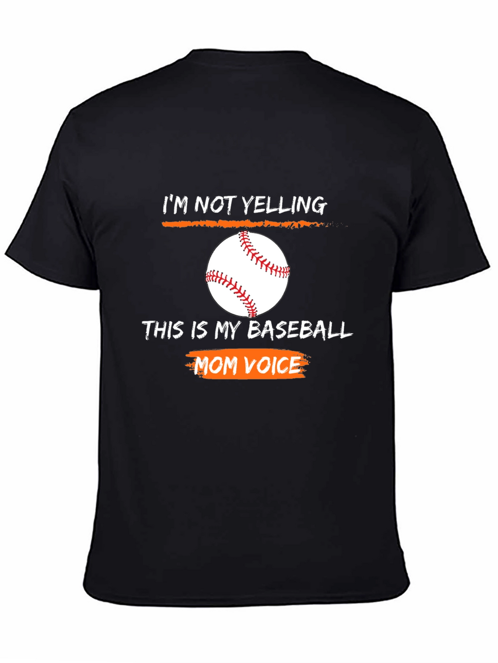 Baseball Mom Voice Graphic T-Shirt