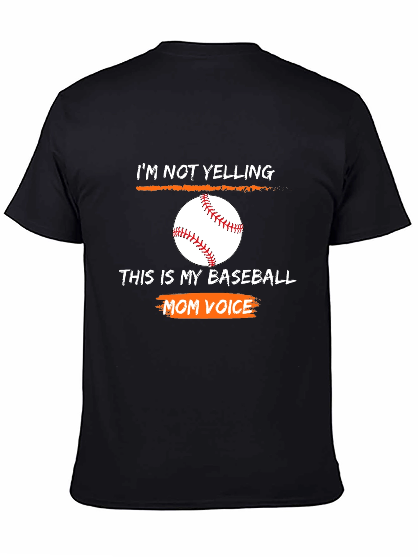 Baseball Mom Voice Graphic T-Shirt
