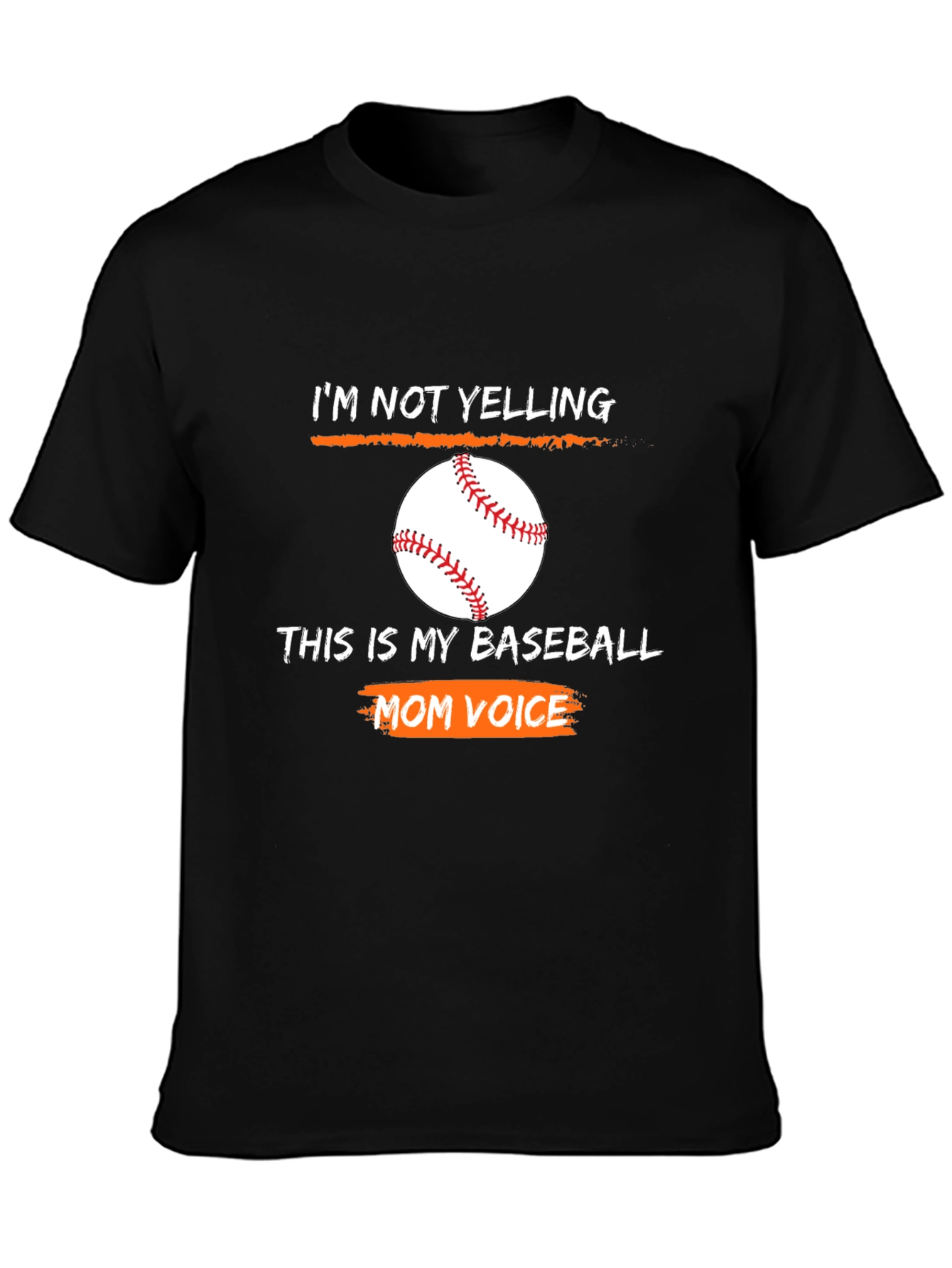 Baseball Mom Voice Graphic T-Shirt