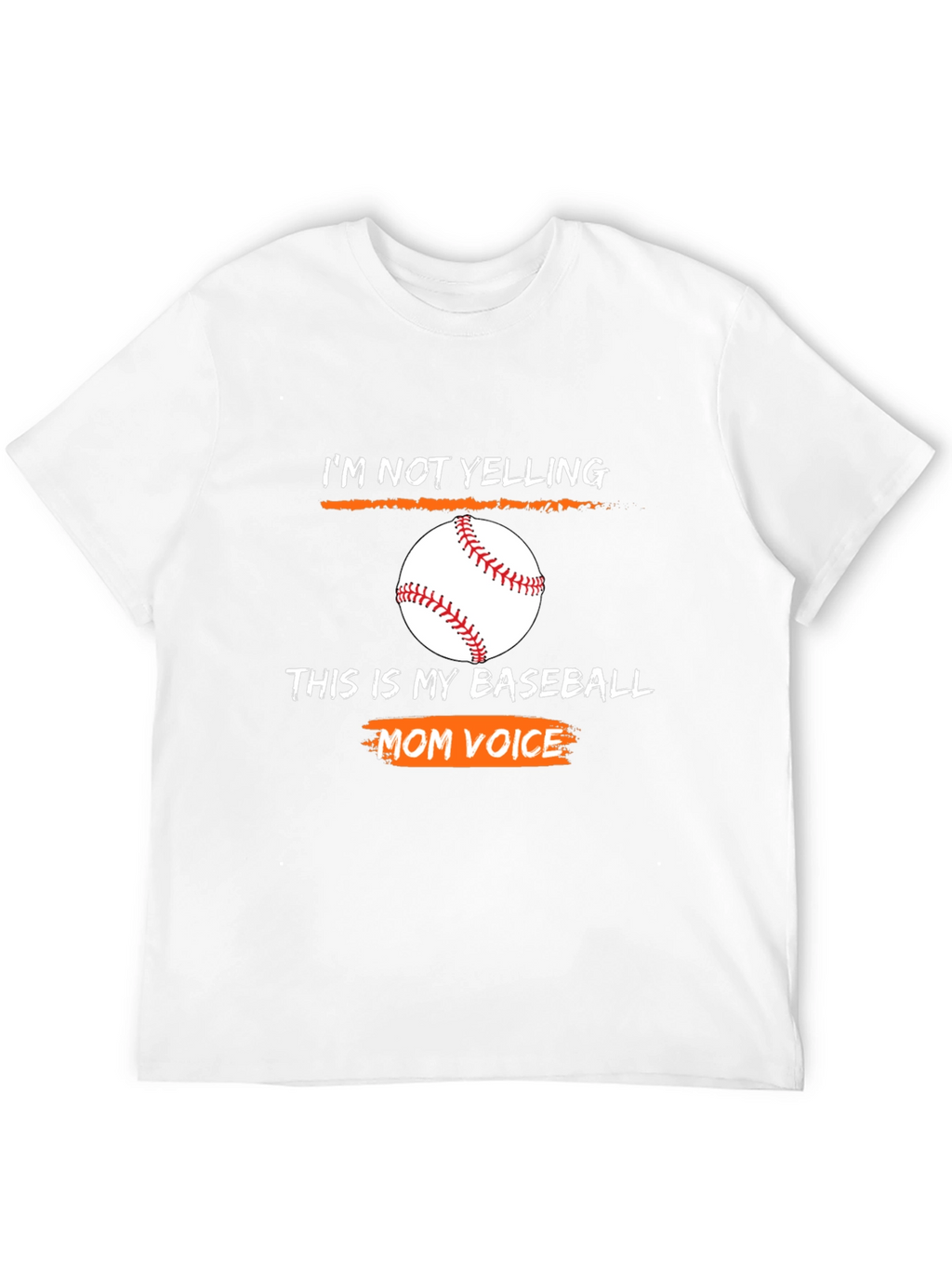Baseball Mom Voice Graphic T-Shirt