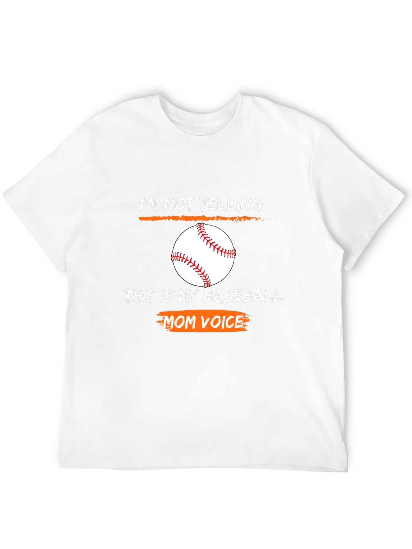 Baseball Mom Voice Graphic T-Shirt