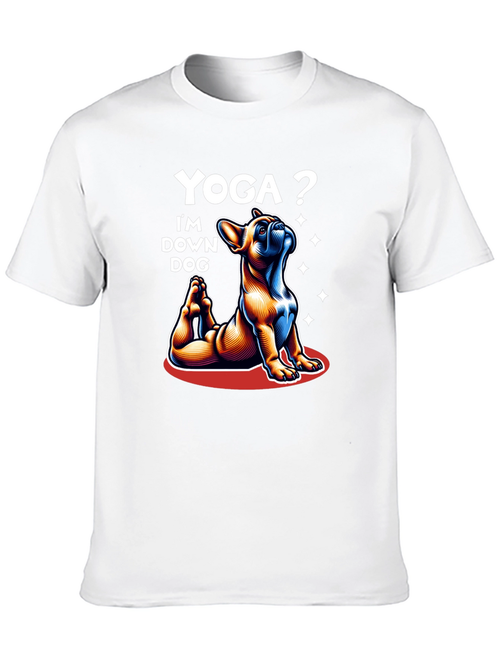 Yoga Dog T-Shirt: Downward Dog Graphic Tee