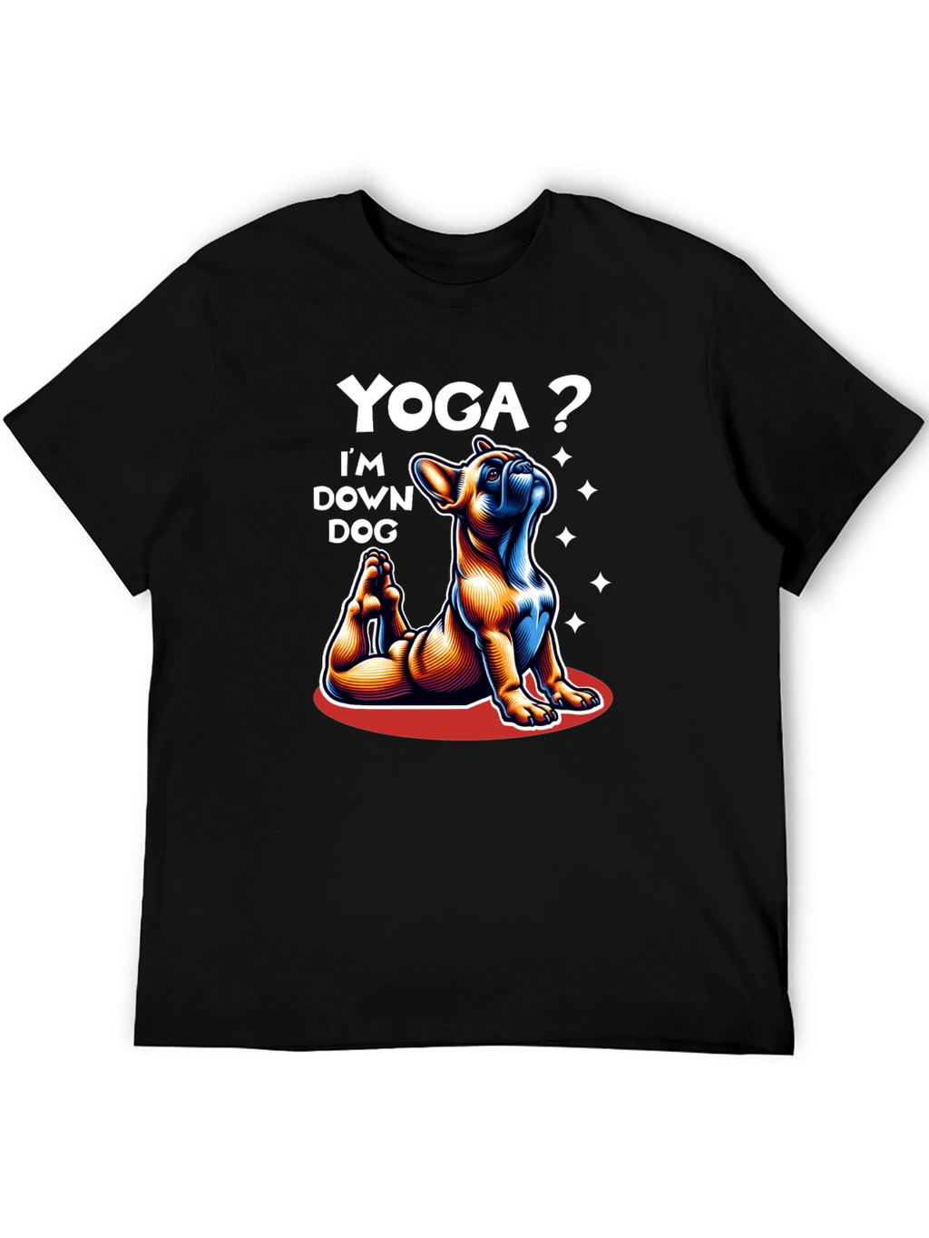 Yoga Dog T-Shirt: Downward Dog Graphic Tee