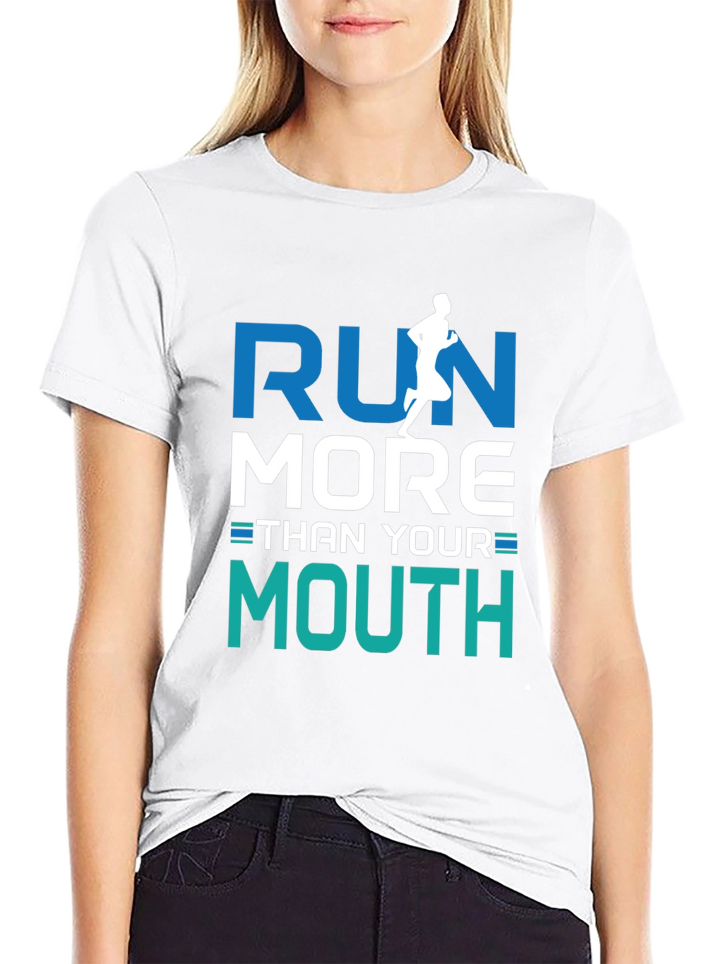 Run More Than Your Mouth Graphic Tee