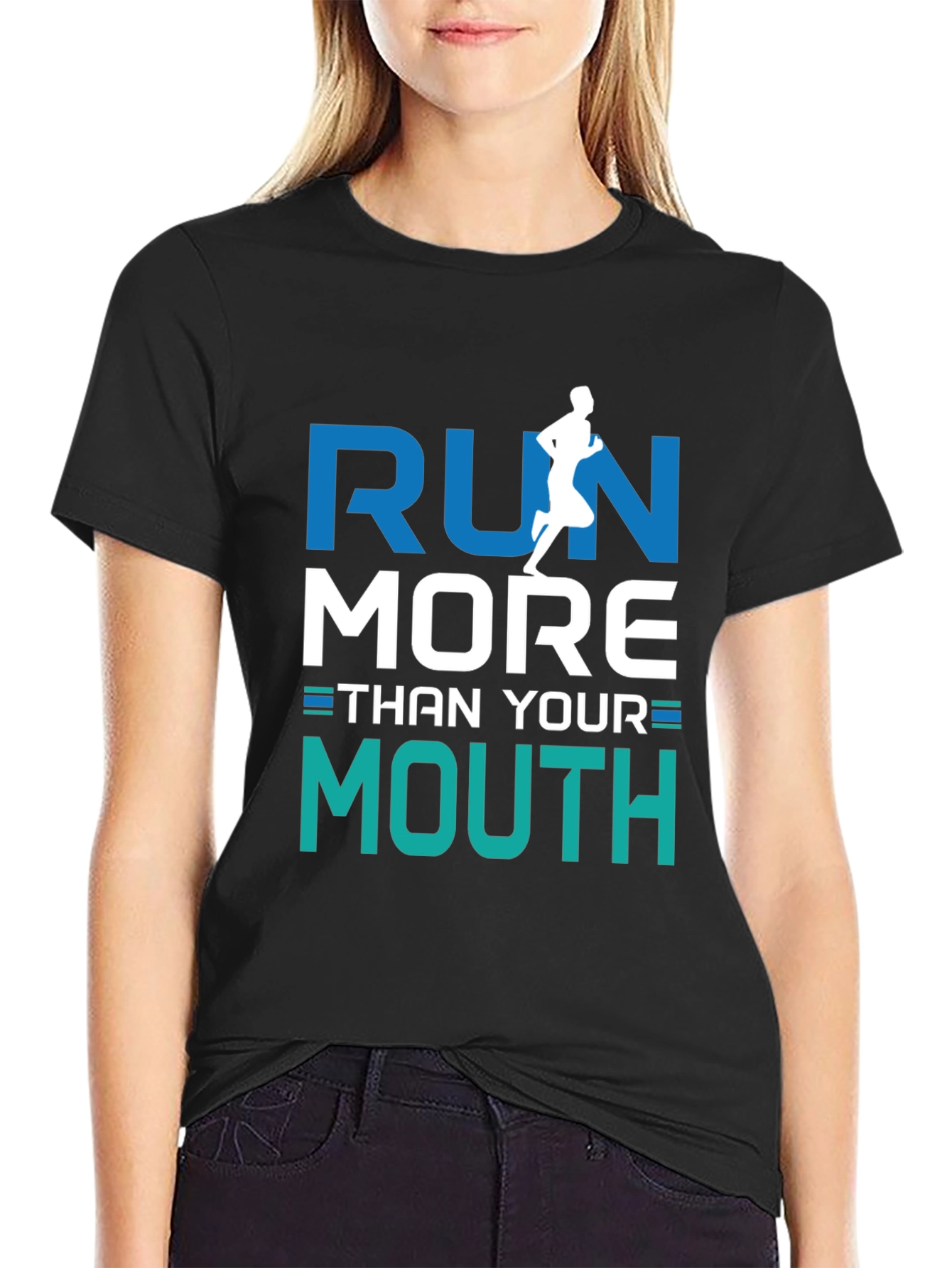 Run More Than Your Mouth Graphic Tee