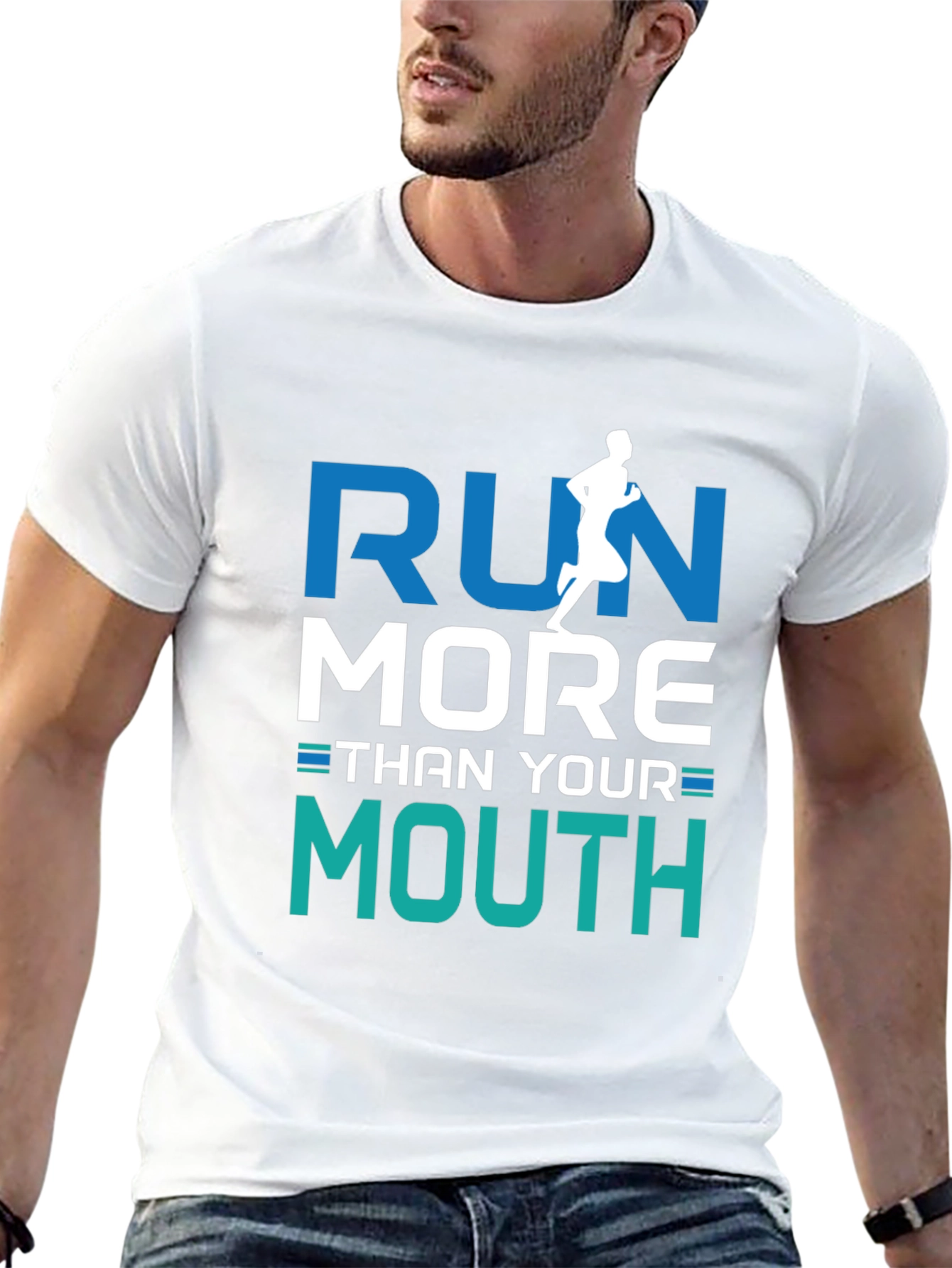Run More Than Your Mouth Graphic Tee